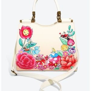 Loungefly Disney Alice in Wonderland Garden Flowers Handbag